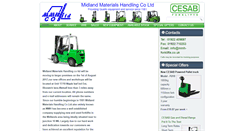 Desktop Screenshot of mmh-forklifts.co.uk